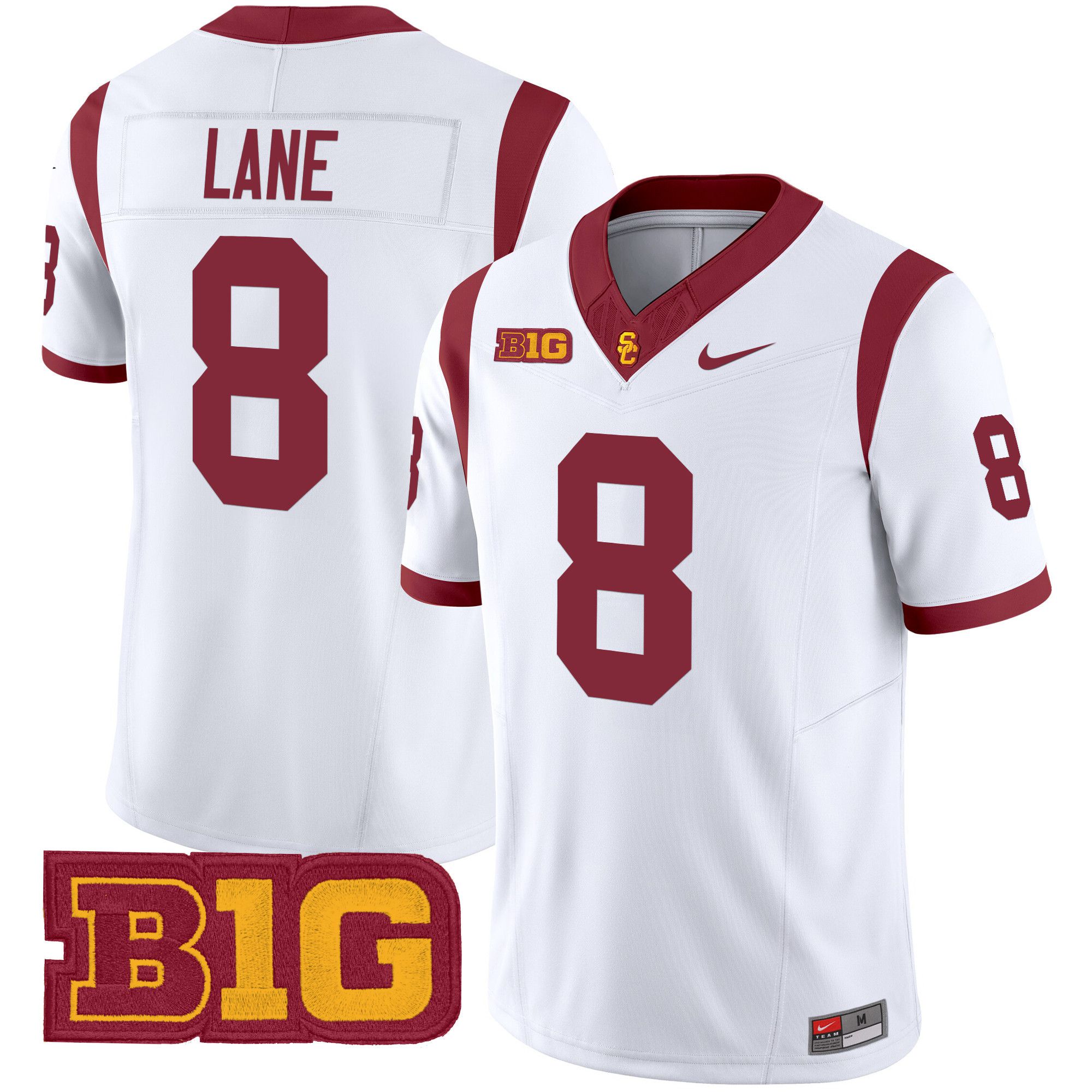 Men USC Trojans #8 Lane White Nike 2024 Vapor Limited NCAA Jersey